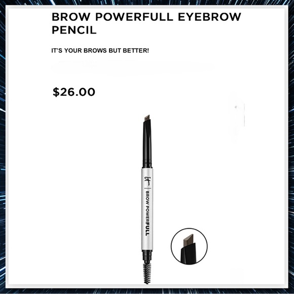 IT COSMETICS - “BROW POWERFULL”, UNIVERSAL BROW PENCIL! FULL SIZE PRODUCT - Picture 2 of 16